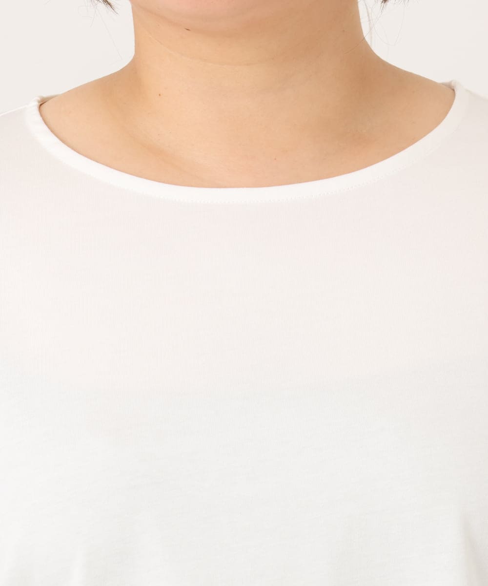 OLKKD08119 eur3(エウルキューブ) 【大きいサイズ】レースキャミ×袖シア―トップスセット ブルー
