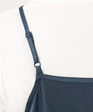 OLKKD08119 eur3(エウルキューブ) 【大きいサイズ】レースキャミ×袖シア―トップスセット ブルー