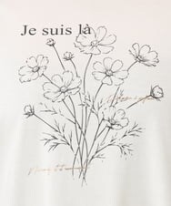 OLKKD10064 eur3(エウルキューブ) 【WEB先行販売】【大きいサイズ】プリント長袖Tシャツ ホワイト