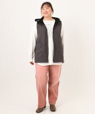 OLKKD10064 eur3(エウルキューブ) 【WEB先行販売】【大きいサイズ】プリント長袖Tシャツ ホワイト