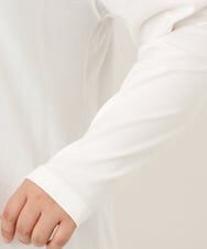 OLKKD10064 eur3(エウルキューブ) 【WEB先行販売】【大きいサイズ】プリント長袖Tシャツ ホワイト