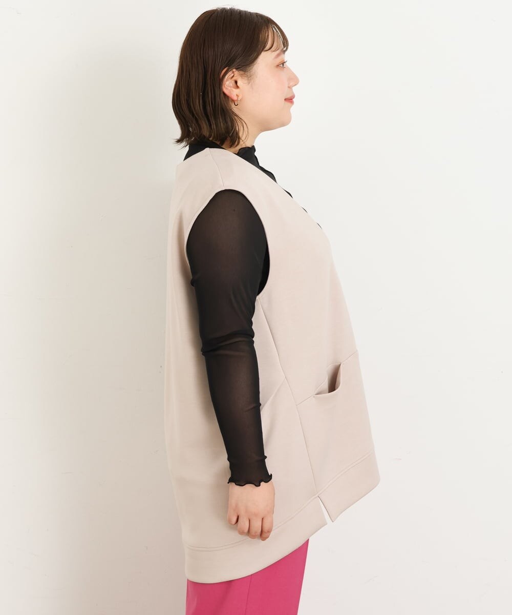 OLKKP06070 eur3(エウルキューブ) 【大きいサイズ】ダンボールベスト ベージュ(82)