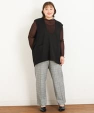 OLKKP06070 eur3(エウルキューブ) 【大きいサイズ】ダンボールベスト ブラック(94)