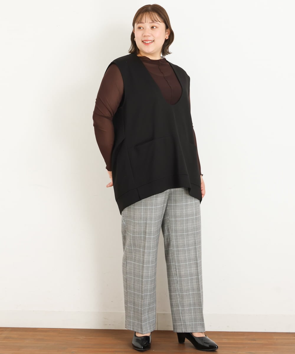 OLKKP06070 eur3(エウルキューブ) 【大きいサイズ】ダンボールベスト ブラック(94)