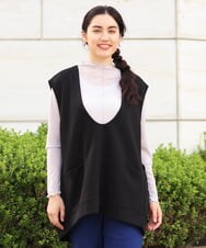 OLKKP06070 eur3(エウルキューブ) 【大きいサイズ】ダンボールベスト ブラック(94)