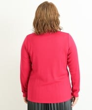 OLKKP12045 eur3(エウルキューブ) 【大きいサイズ】プチハイネックカットソー ピンク(03)
