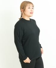 OLKKP12045 eur3(エウルキューブ) 【大きいサイズ】プチハイネックカットソー ブラック(94)