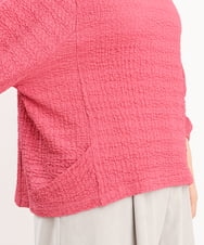 OLKKS09079 eur3(エウルキューブ) 【大きいサイズ】ポコポコカットソー ピンク(03)