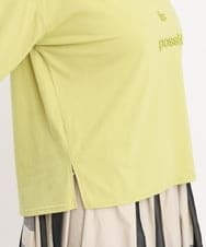 OLKKS10079 eur3(エウルキューブ) 【大きいサイズ】ベーシックロゴカットソー ライトグリーン(30)