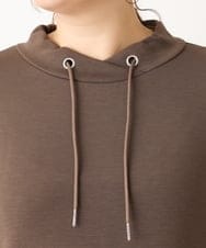 OLKKS16079 eur3(エウルキューブ) 【大きいサイズ】フーディー風トップス モカ(84)