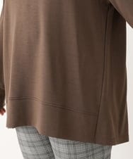 OLKKS16079 eur3(エウルキューブ) 【大きいサイズ】フーディー風トップス モカ(84)
