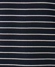 OLKKV23069 eur3(エウルキューブ) 【大きいサイズ】リップルボーダーカットソー ネイビー(57)