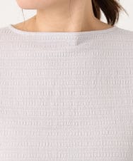 OLKLA14069 eur3(エウルキューブ) 【WEB先行販売】【大きいサイズ】ぽこぽこシャーリングトップス ラベンダー(60)