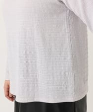OLKLA14069 eur3(エウルキューブ) 【WEB先行販売】【大きいサイズ】ぽこぽこシャーリングトップス ラベンダー(60)