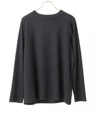 OLKLA28054 eur3(エウルキューブ) 【WEB先行販売】【大きいサイズ】プチハイネックリブカットソー ブラック(94)