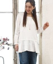 OLKLA30069 eur3(エウルキューブ) 【WEB先行販売】【大きいサイズ】イレヘムロンT ホワイト(90)