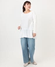 OLKLA30069 eur3(エウルキューブ) 【大きいサイズ】イレヘムロンT ホワイト(90)