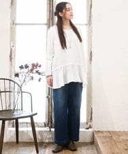 OLKLA30069 eur3(エウルキューブ) 【大きいサイズ】イレヘムロンT ホワイト(90)