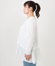 OLKLA30069 eur3(エウルキューブ) 【大きいサイズ】イレヘムロンT ホワイト(90)