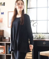 OLKLA30069 eur3(エウルキューブ) 【WEB先行販売】【大きいサイズ】イレヘムロンT ブラック(94)