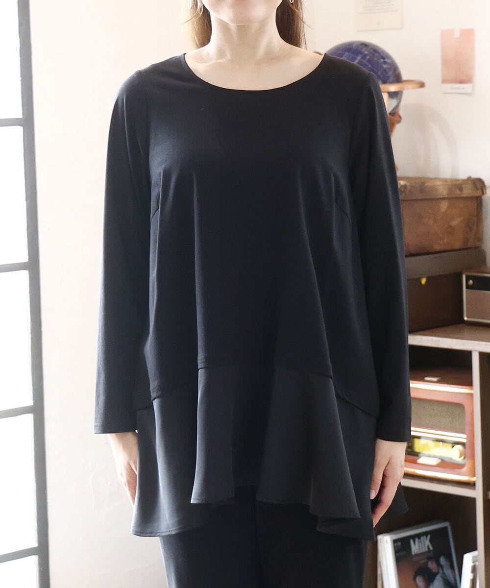 OLKLA30069 eur3(エウルキューブ) 【WEB先行販売】【大きいサイズ】イレヘムロンT ブラック(94)