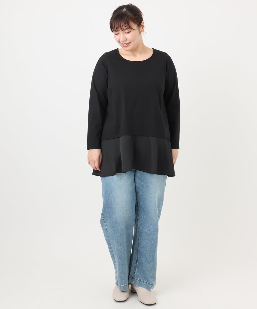 OLKLA30069 eur3(エウルキューブ) 【大きいサイズ】イレヘムロンT ブラック(94)