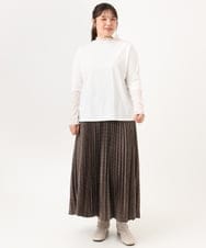 OLKLD17054 eur3(エウルキューブ) 【大きいサイズ】レースコンビトップス ホワイト