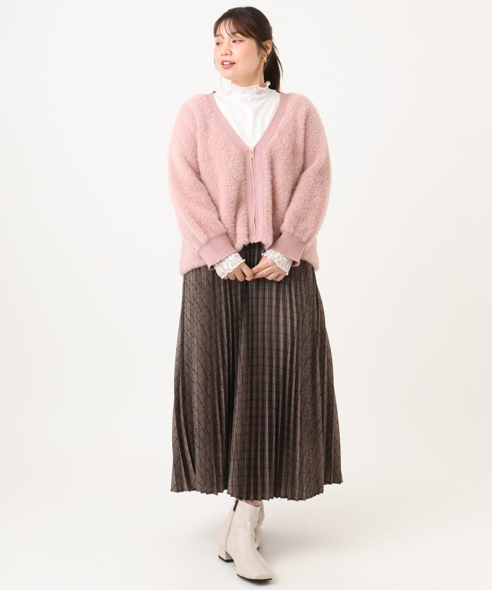 OLKLD17054 eur3(エウルキューブ) 【大きいサイズ】レースコンビトップス ホワイト