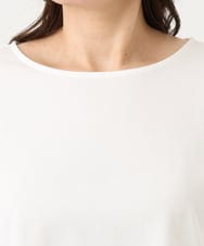 OLKLD21064 eur3(エウルキューブ) 【大きいサイズ】レースヘムカットソー ホワイト
