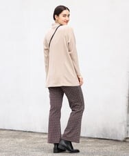 OLKLP07080 eur3(エウルキューブ) 【雑誌掲載】【大きいサイズ/11号サイズあり】リブハイネックチュニック ベージュ(82)