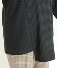 OLKLP07080 eur3(エウルキューブ) 【雑誌掲載】【大きいサイズ/11号サイズあり】リブハイネックチュニック ブラック(94)