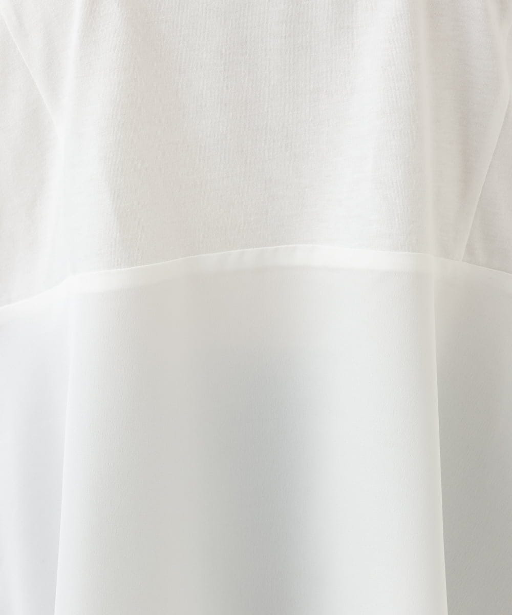 OLKLV11079 eur3(エウルキューブ) 【大きいサイズ】ペプラムトップス ホワイト(90)