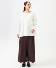 OLKLV11079 eur3(エウルキューブ) 【大きいサイズ】ペプラムトップス ホワイト(90)