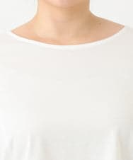 OLKLV11079 eur3(エウルキューブ) 【大きいサイズ】ペプラムトップス ホワイト(90)