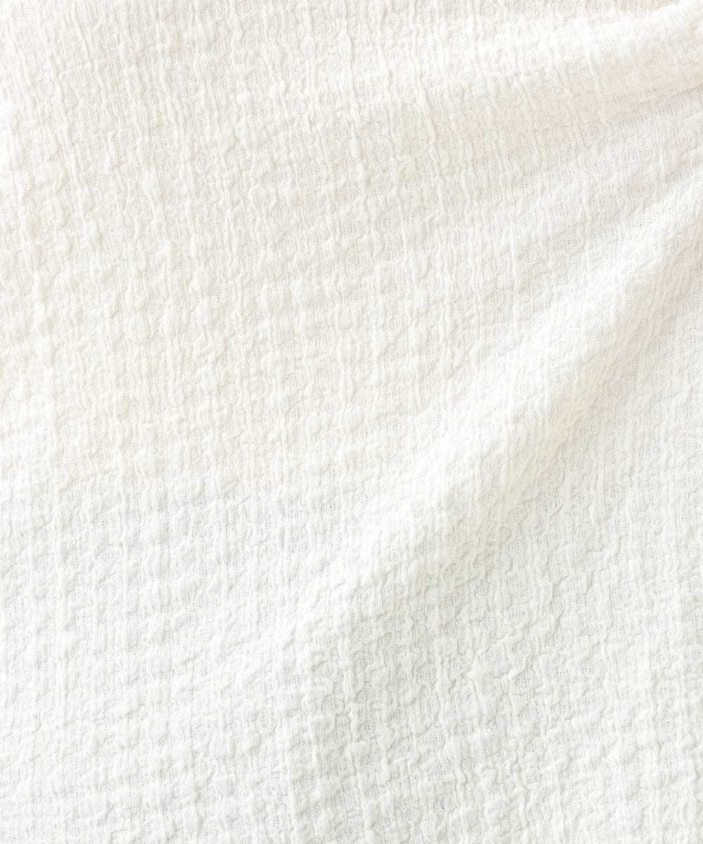 OLKLV24059 eur3(エウルキューブ) 【大きいサイズ】ぽこぽこカットソー アイボリー(80)