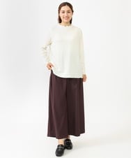 OLKLV24059 eur3(エウルキューブ) 【大きいサイズ】ぽこぽこカットソー アイボリー(80)