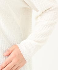 OLKLV24059 eur3(エウルキューブ) 【大きいサイズ】ぽこぽこカットソー アイボリー(80)