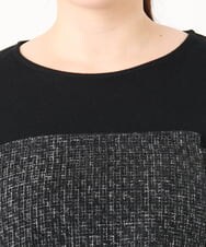 OLKLV37089 eur3(エウルキューブ) 【大きいサイズ】ビスチェドッキングカットソー ブラック(94)