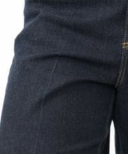 OLLAA08099 eur3(エウルキューブ) 【大きいサイズ】ワイドデニムパンツ ネイビー(57)