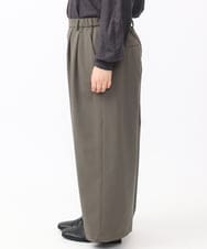 OLLAA26129 eur3(エウルキューブ) 【大きいサイズ】タックワイドパンツ カーキ(36)