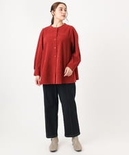 OLLAA32109 eur3(エウルキューブ) 【大きいサイズ】ストレートデニム ネイビー(57)