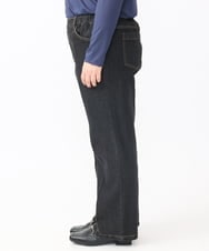 OLLAA32109 eur3(エウルキューブ) 【大きいサイズ】ストレートデニム ブラック(94)