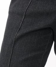 OLLAA32109 eur3(エウルキューブ) 【大きいサイズ】ストレートデニム ブラック(94)