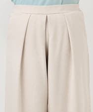 OLLAD06099 eur3(エウルキューブ) 【大きいサイズ】ウール調キュロットパンツ アイボリー(80)