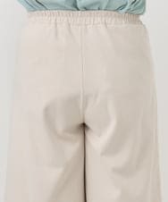 OLLAD06099 eur3(エウルキューブ) 【大きいサイズ】ウール調キュロットパンツ アイボリー(80)