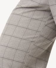 OLLAD11099 eur3(エウルキューブ) 【大きいサイズ】ロイヤルヒート裏起毛ワイドパンツ ライトグレー(91)