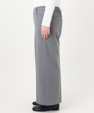 OLLAD11099 eur3(エウルキューブ) 【大きいサイズ】ロイヤルヒート裏起毛ワイドパンツ ダークグレー(93)