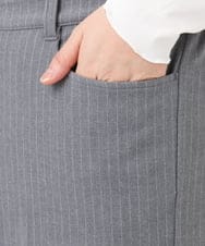 OLLAD11099 eur3(エウルキューブ) 【大きいサイズ】ロイヤルヒート裏起毛ワイドパンツ ダークグレー(93)