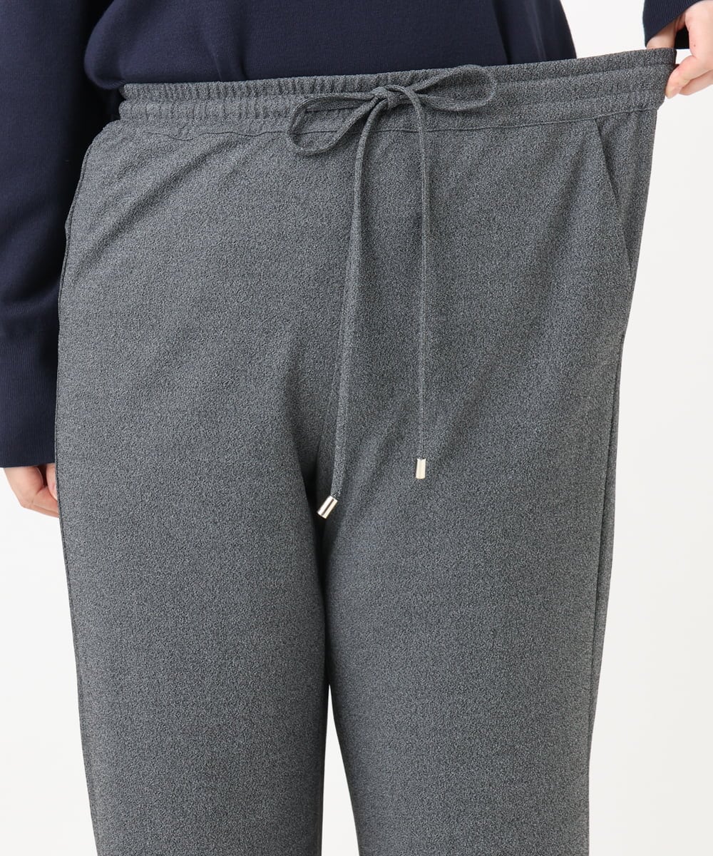 OLLAD12099 eur3(エウルキューブ) 【大きいサイズ】イージーワイドパンツ グレー(92)