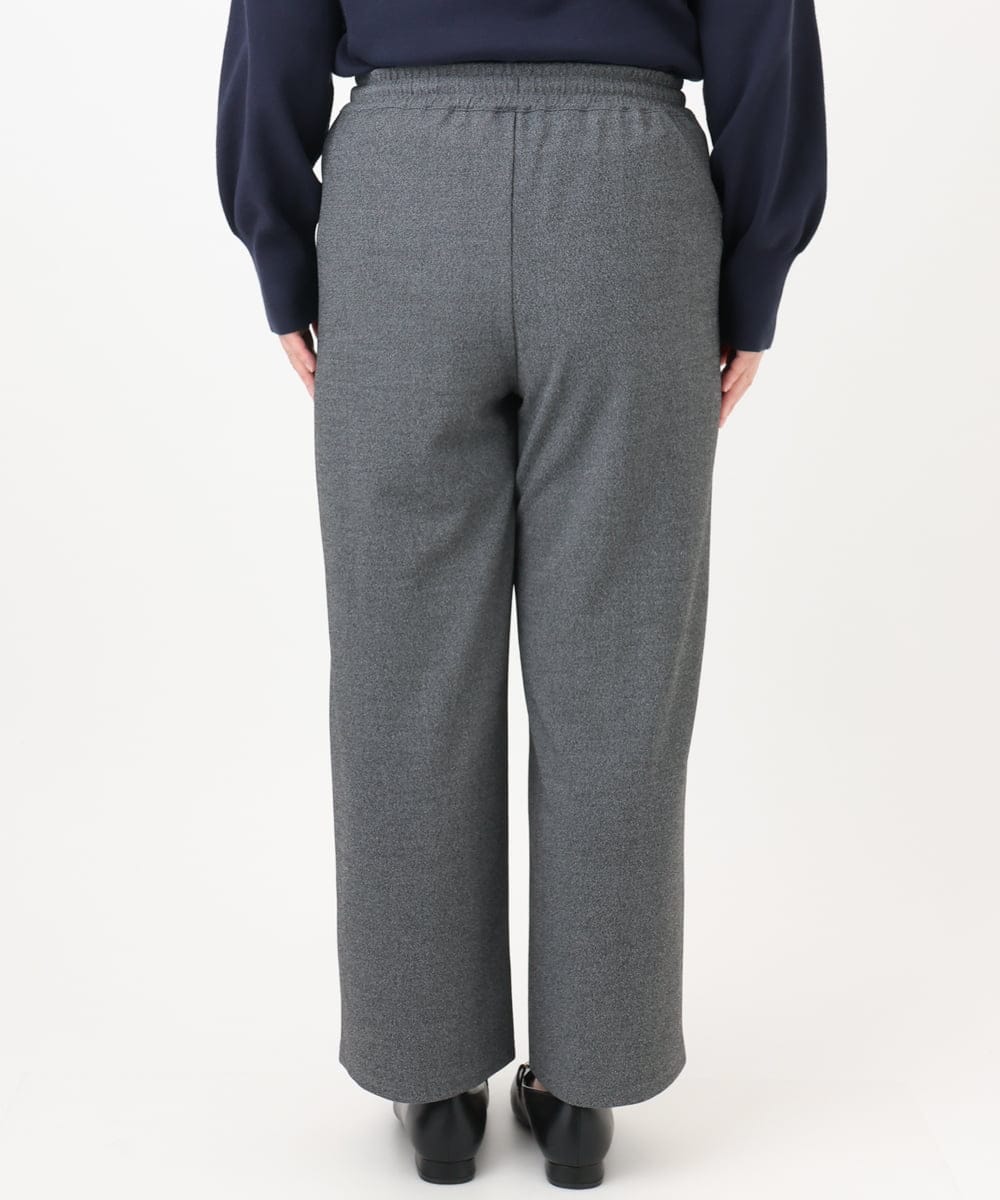 OLLAD12099 eur3(エウルキューブ) 【大きいサイズ】イージーワイドパンツ グレー(92)